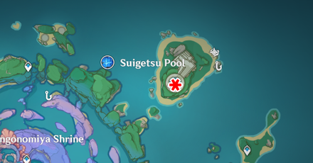 Genshin - Daily Fortune Day 5 - Suigetsu Pool