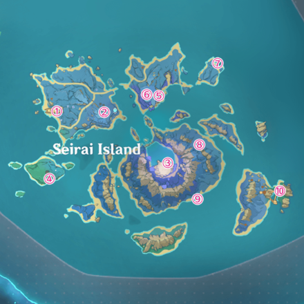 Genshin - Toki Alley Tales (III) Locations