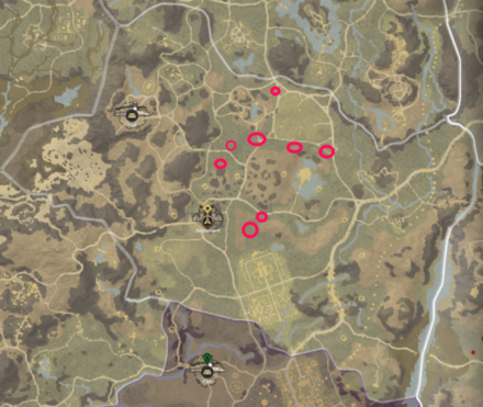 NW - Everfall Earthspine Locations