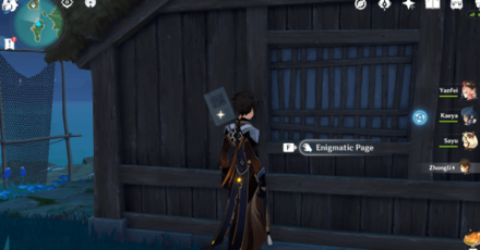 Genshin - Torn Page- Toki Alley Page I Location 10