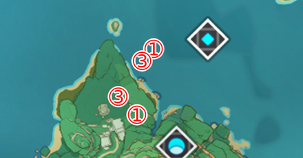 Genshin - Ruin Sentinel Location - Araumi