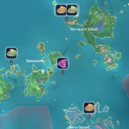 All Genshin Impact fishing spot locations needed to get 'The Catch' polearm  (March 2022)