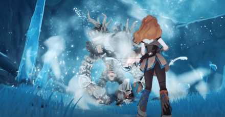 Genshin - Aloy and a Ruin Grader