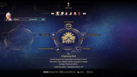 Enlightening Bond Skill Panel