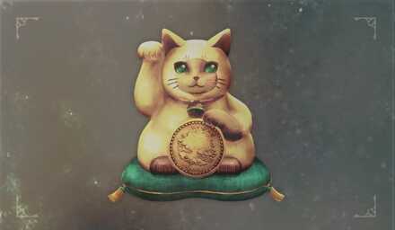 Tales of Arise Golden Lucky Cat Statue