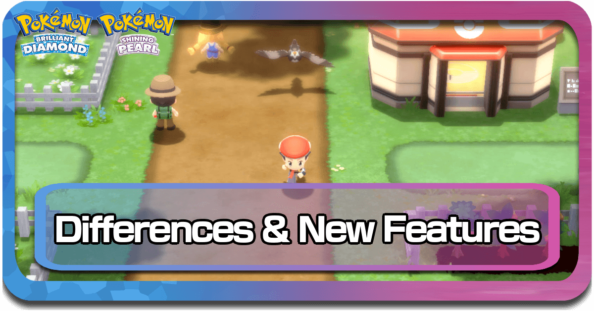 Pokemon BDSP Differences New Features
