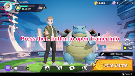Pokemon UNITE - Main Menu
