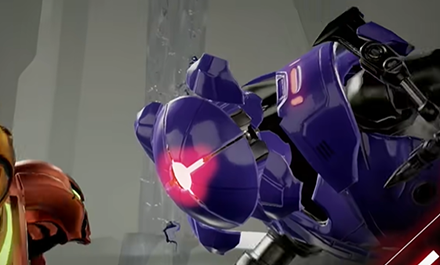 Metroid Dread Purple EMMI Boss