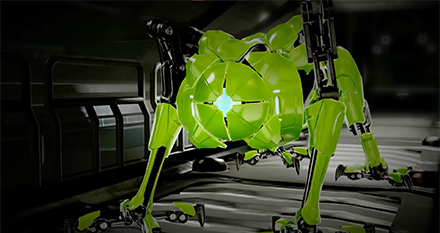 Metroid Dread Green EMMI Boss