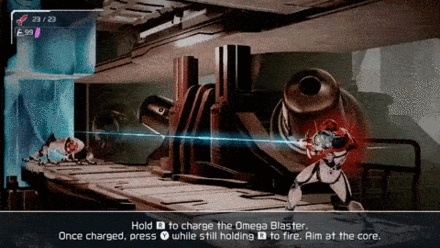 Use Omega Blaster to Defeat EMMI
