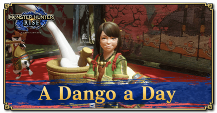 Monster Hunter Rise (MH Rise) - A Dango a Day Request Banner