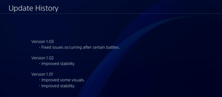 Tales of Arise - Patch Note History