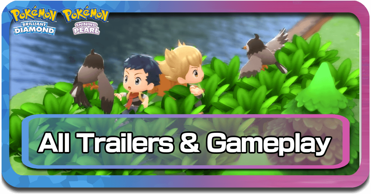 Pokemon BDSP Gameplay Trailers