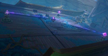 Genshin - Seiraimaru Boat Puzzle - Relay Stone 1 Placement