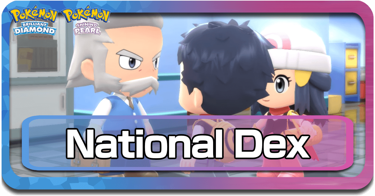 Pokemon BDSP National Dex