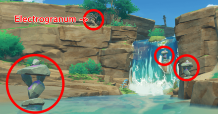 Genshin - Day 2 Electric Lamp Locations