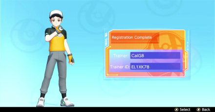 Pokemon UNITE - Registration Trainer ID