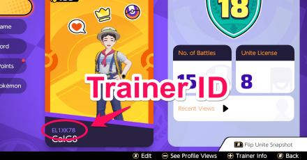 Pokemon UNITE - Trainer ID Profile