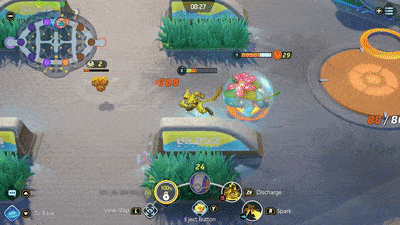 Discharge - Hit Wild Pokemon for Shield