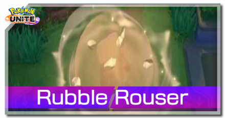 Pokemon UNITE - Crustle Rubble Rouser Banner