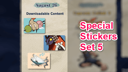 MH Rise - Update 3.3 Paid DLC (Special Sticker Set 5)
