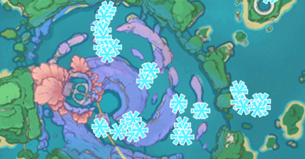 Genshin - Inazuma Local Specialty Locations for Sango Pearl