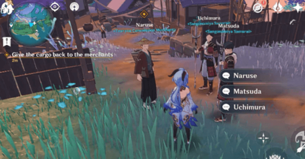 Genshin - Head back to Burou Village