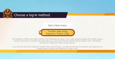 Pokemon UNITE - Login with Pokemon Trainer Club Switch.png