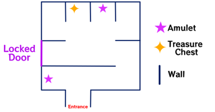 Genshin - Palace in a Pool Domain Map