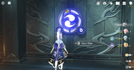 Genshin - Palace in a Pool - Open Door