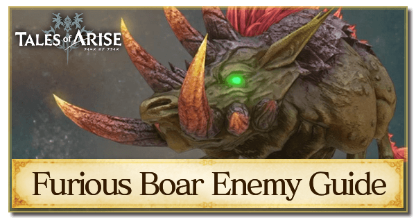 Furious Boar Enemy Guide