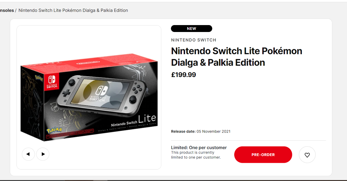 Pokemon BDSP Dialga Palkia Switch