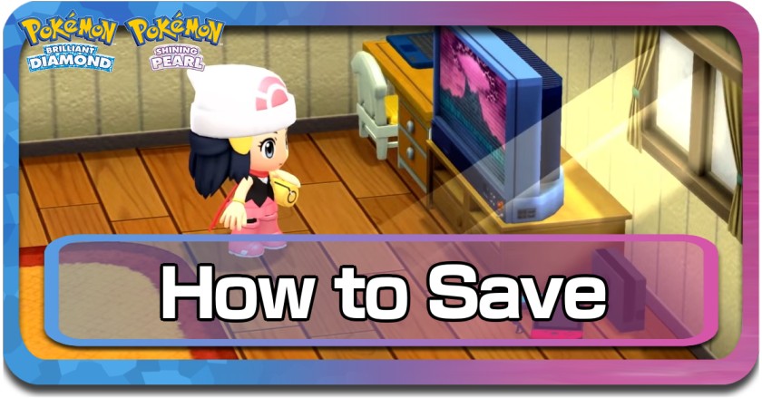 Pokemon BDSP How to Save