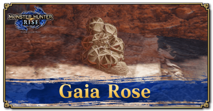 Monster Hunter Rise (MH Rise) - Gaia Rose Banner