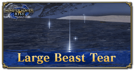 Monster Hunter Rise (MH Rise) - Large Beast Tear Banner