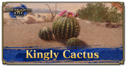 Monster Hunter Rise (MH Rise) - Kingly Cactus Banner