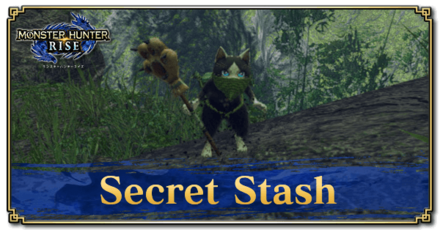 Monster Hunter Rise (MH Rise) - Secret Stash Banner