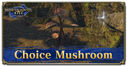 Monster Hunter Rise (MH Rise) - Choice Mushroom Banner