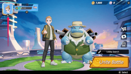 Pokemon UNITE - How to Add Friends in Nintendo Switch - Main Menu