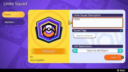 Pokemon UNITE - Put Unite Squad Description