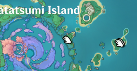 Watatsumi Island Lavender Melon Locations