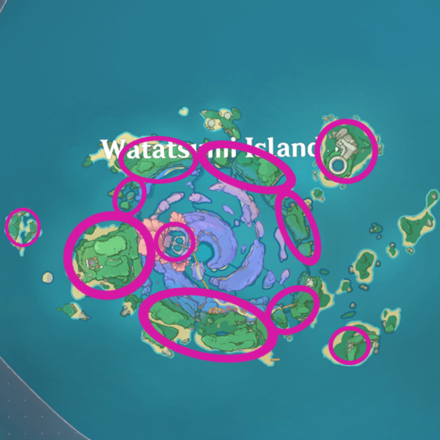 Genshin - Watatsumi Island Otogi Wood Locations