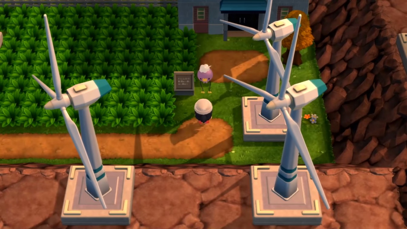 Pokemon BDSP Drifloon Valley Windworks