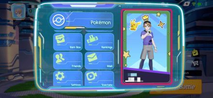 Pokemon UNITE - How to Update Trainer Card Fashion on Mobile - Tap Trainer Card