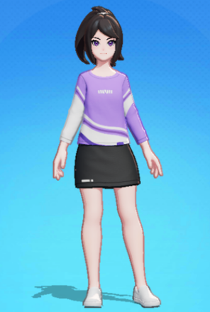 Design Long-Sleeve Shirt (Purple) Preview