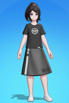 Knee-Length Skirt (Black) Preview