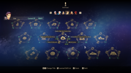 Tales of Arise - Late Game Law Skill Panel