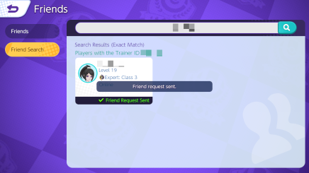 Pokemon UNITE - How to Add Friends - Friend Request Sent (Mobile)