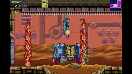 Metroid Dread - Samus in Metroid Fusion