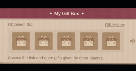 Genshin - My Gift Box Content
